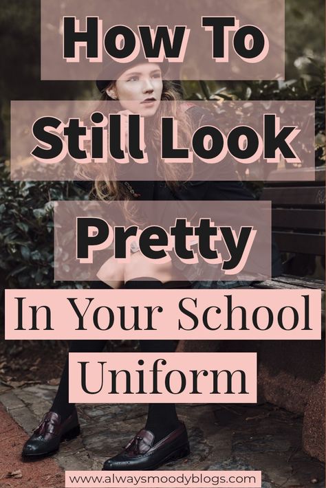 Here are some easy ways to spice up your uniform and work outfits to feel a bit more Girly, feminine and pretty. Make Uniform Look Better, Cute Ways To Wear School Uniforms, Fashion Tips Aesthetic, How To Make Uniforms Cute, Rich Private School Aesthetic Classroom, How To Make Your Uniform Aesthetic, Outfits That Go With Braids, Ways To Look Better In School, Private School Dress Code Outfits