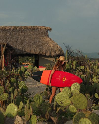 Hotel Escondido is a surfer's paradise, a short distance from Puerto Escondido, Mexico's surfing mecca, you'll find this beachfront surf hotel offering its guests 16 private cabanas set along a seemingly never-ending stretch of pristine Mexican coastline. Come here to enjoy a slower pace of life.  #surfing #surfhotel #mexico #puertoescondido Nature, Mecca, Puerto Escondido, Surfers Paradise, Surf Trip, Surf Life, Surfer Girl, Mexico Travel, Oh The Places Youll Go