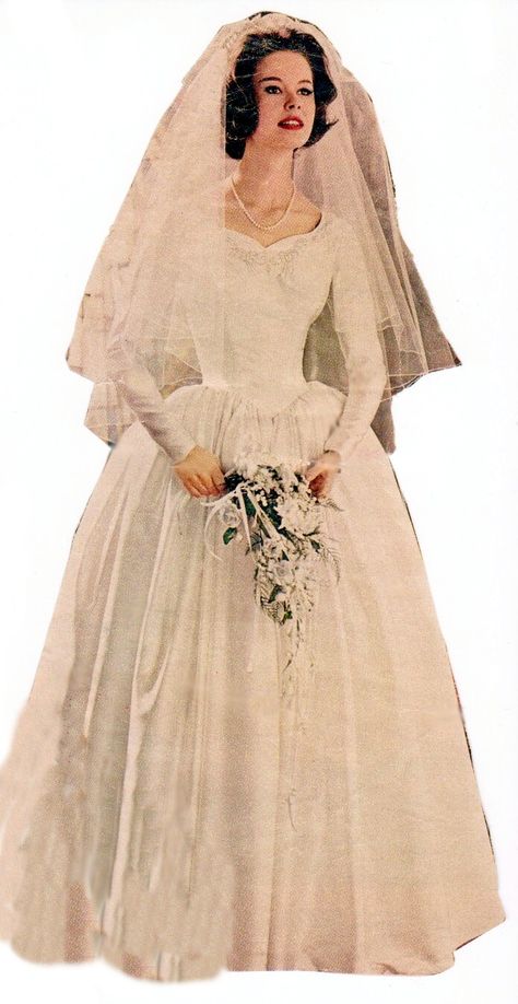 Vintage 60s Montgomery Ward Catalog wedding dress. Vintage Wedding Dress 1950s 1940s, Vintage Wedding Dress 1970s, Wedding Dresses Vintage 50s, Historical Wedding Dresses, Montgomery Ward Catalog, 1960s Wedding Dresses, Maquillaje Aesthetic, 1960s Wedding Dress, Wedding Dresses 60s