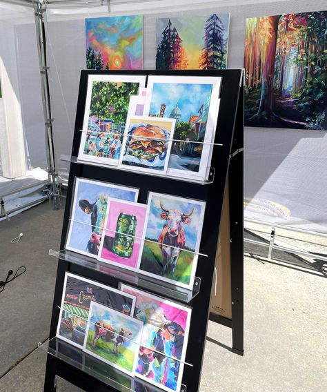 How to Create an Eye-Catching Print Rack for Your Art Fair Booth