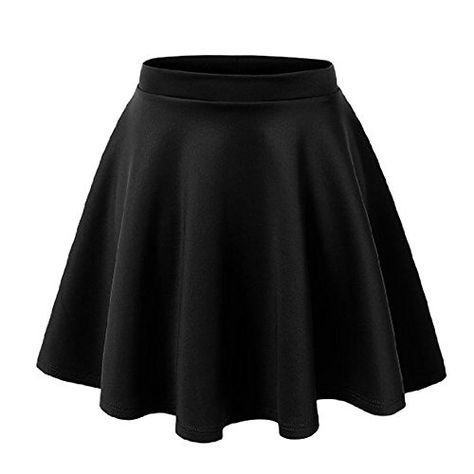 Fancyqube(TM) Women's Basic Versatile Stretchy Flared Skater Skirt Size X-Large Black fancyqube http://www.amazon.co.uk/dp/B015CJ3BVI/ref=cm_sw_r_pi_dp_.AB4wb0TAPTND Mini Circle Skirt, Model Rok, Flared Skater Skirt, Black Skater Skirts, Mini Skater Skirt, Peplum Tops, Flared Mini Skirt, Basic Skirt, Stretchy Skirt