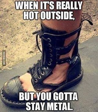 Fashion tips for your Heavy #MetalCruise  #70000TONS #Metalhead #Metalmeme #MetalMemes #Fashiontip #MetalFestival #MusicFestival Music Festival Fashion, Humour, Vic Fuentes, Funny Icons, Goth Memes, Metal Meme, Hot Outside, Musical Band, Heavy Metal Music