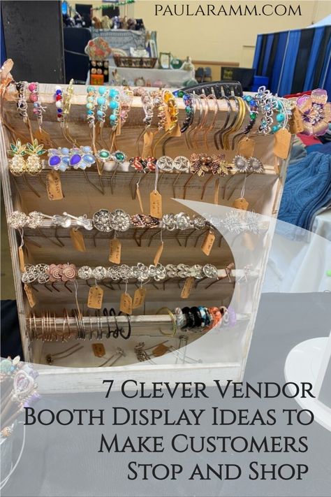 Jewelry Craft Fair Booth Display Ideas, Setting Up For Craft Show Booth Ideas, Purse Vendor Display, Cheap Vendor Booth Ideas, Diy Vender Display, Banner For Craft Show Booth, Card Display Ideas Craft Show, Cheap Craft Fair Display Ideas, Craft Table Set Up Booth Displays Vendor Events