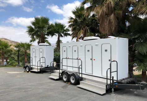 Platinum Pro Portables: Luxury Portable Restroom Trailers, Portable Bathroom and Porta Potty Trailer Rental Restroom Trailer Porta Potty, Portable Restrooms Ideas, Luxury Porta Potty, Portable Bathroom Ideas, Portable Bathroom Trailer, Luxury Portable Restrooms, Bathroom Trailer, Midcentury Modern Bathroom, Luxury Modern Bathroom