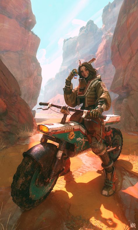 Post Apocalyptic Art, Concept Motorcycles, Fiction Idea, Fantasy Sci Fi, Post Apocalypse, Think Tank, Card Art, A Month, Art Forms