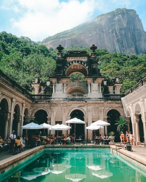 Mansion Courtyard, Brazil Travel Guide, Cafe Rio, Rio Brazil, Most Instagrammable Places, Christ The Redeemer, Brazil Travel, Public Park, Instagrammable Places