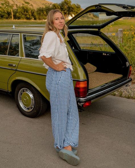 Sønderhaus (@sonderhaus.studios) • Instagram photos and videos Doen Aesthetic, Gingham Pants Outfit, Closet Redo, Stages Of Life, Coastal Granddaughter, Gingham Pants, Life Care, Perfect Pant, Mommy Style
