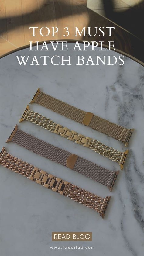 Apple Watch Band Aesthetics for women and men. Discover our selection of fashionable Apple Watch bands. More than 50 various iwatch bands to choose from. Free Shipping* Shop now on www.iwearlab.com Many More To Come, More To Come, Apple Watch Band, Apple Watch Bands, Watch Band, Watch Bands, Apple Watch, Band, For Women
