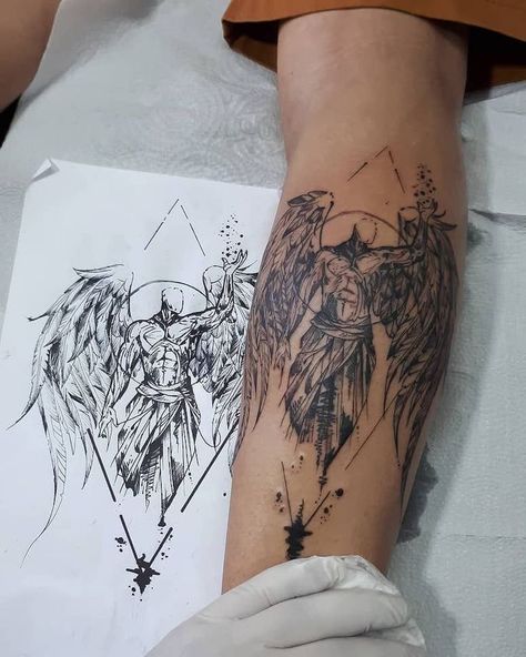 Pin by AGVBOND . on Tattoo Art | Tattoos for guys, Tricep tattoos, Hand tattoos for guys Betrayal Tattoo, Female Angel Tattoo, Herren Hand Tattoos, Tato Salib, Tricep Tattoos, Female Angel, Wing Tattoo Men, Tattoo Band, Sketch Style Tattoos