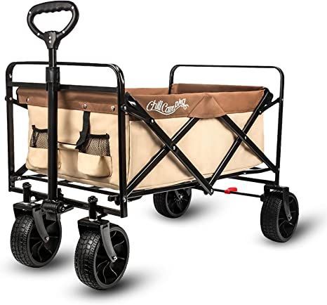 Camping Cart, Beach Wagon Cart, Heavy Duty Wagon, Kids Wagon, Folding Cart, Camping Garden, Outdoor Cart, Beach Wagon, Beach Cart