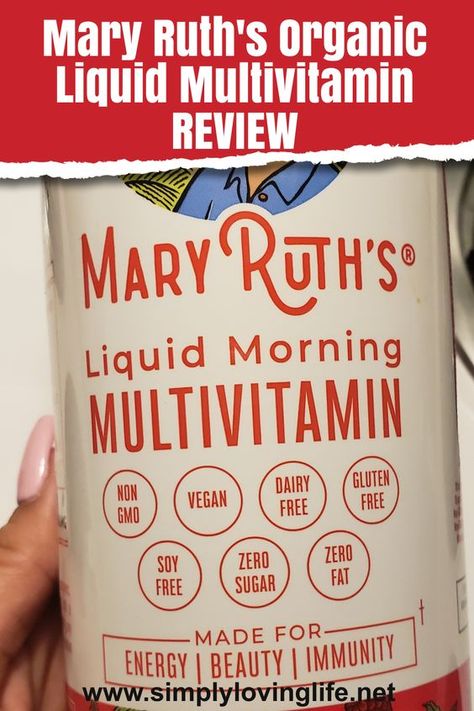 My Honest Review on Mary Ruth's Organic Liquid Multivitamin - Great for Stay at home moms!! #beautysuppliment #supplements #beautyhacks Mary Ruth Organic, Liquid Vitamins For Women, Mary Ruths Multivitamin, Mary Ruth Vitamins, Multivitamin Benefits, Mary Ruth, Benefits Of Vitamin A, Liquid Multivitamin, Acerola Cherry