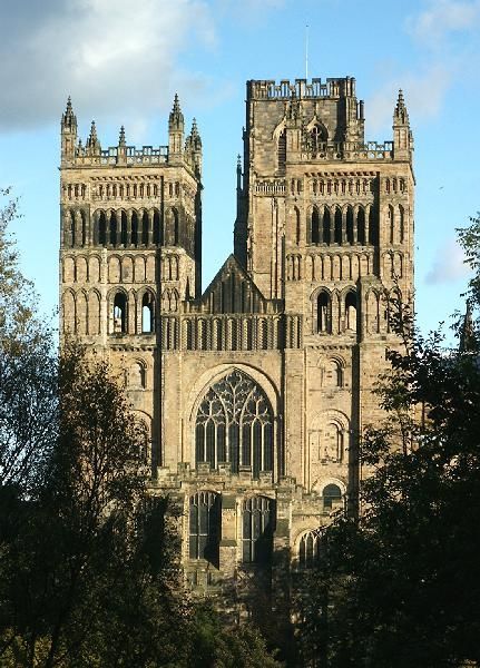 Durham Cathedral - The Long and Winding Road: UK Travelogue | Photo by Robin Widdison Religious Architecture, Cathedral Architecture, Durham Castle, Durham England, Durham City, Durham Cathedral, British Architecture, Romanesque Architecture, Gothic Cathedrals