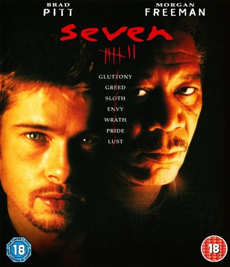 Seven Se7en Movie, Seven 1995, براد بيت, Se7en 1995, Tam Film, Film Thriller, 1995 Movies, Bon Film, David Fincher