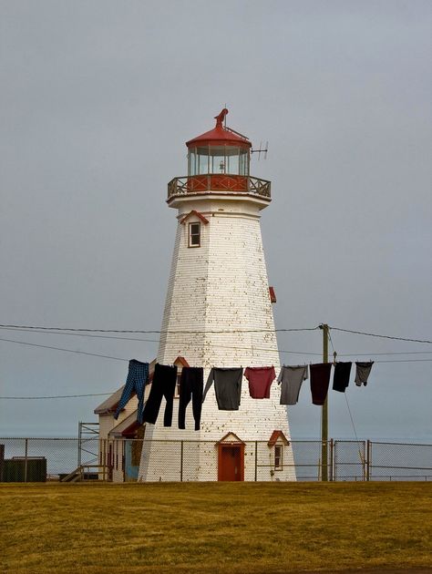 Clothes Lines, Red Neck, Lighthouse Photos, Lighthouse Keeper, Lighthouse Pictures, Beautiful Lighthouse, Beacon Of Light, Light Houses, Prince Edward Island