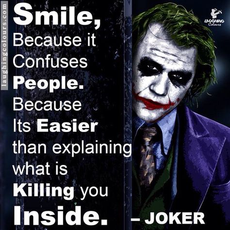 Quote Citations Disney, Best Joker Quotes, Harley Quinn Quotes, Inspirerende Ord, Inspirational Movies, Pahlawan Super, Joker Quotes, Joker And Harley Quinn, Joker And Harley