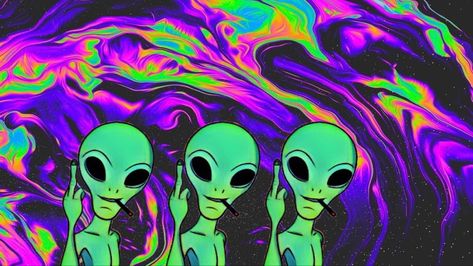 Alien Painting, Alien Drawings, Art Alien, Desktop Wallpaper Art, Wallpaper Art, Aliens, Desktop Wallpaper, Laptop, Drawings