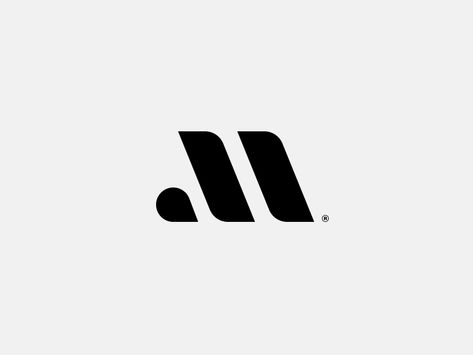 M Mark by Kristian Hay | Dribbble | Dribbble M Images, Logo M, Logo Minimalista, Inspiration Logo Design, Text Logo Design, Logos Ideas, Modern Minimalist Logo, Modern Logo Design, Minimalist Logo Design