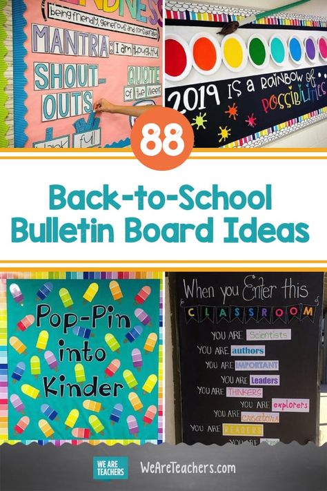 88 Back-to-School Bulletin Board Ideas from Creative Teachers Student Interactive Bulletin Board, Back To School Boards Preschool, Beginning Of Year Bulletin Boards Kindergarten, Back School Bulletin Boards, Robotics Bulletin Board Ideas, Back To School Bulletin Board Ideas For Preschool, Kindergarten Display Board Ideas, Back To School Bulletin Board Kindergarten, Sept Bulletin Board Ideas