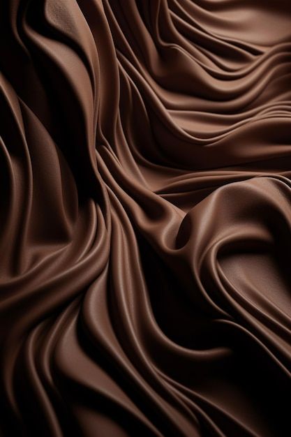 Photo a close up of a chocolate colored ... | Premium Photo #Freepik #photo #cloth #chocolate #smooth Chocolate Box Aesthetic, Chocolate Portrait, Chocolate Aesthetic, Chocolate Photo, Chocolate Background, Chocolate Texture, Chocolate Fashion, Rare Colors, Chocolate Photos