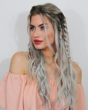 The Ultimate Guide to Accent Braids | HOWTOWEAR Fashion Loose Braid Hairstyles, Gorgeous Braids, Loose Braids, Bohemian Hairstyles, Braided Hairstyles Easy, Trending Hairstyles, Boho Hairstyles, Braids For Long Hair, Box Braids Hairstyles