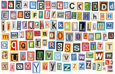 A variety of free fonts are available for use in your print marketing campaigns that are beautifully designed and don’t cost a dime to use commercially. Collage Alphabet, Caligraphy Alphabet, Letras Cool, Newspaper Letters, Font Love, Alfabet Font, Colorful Alphabet, Movie Journal, Magazine Clippings