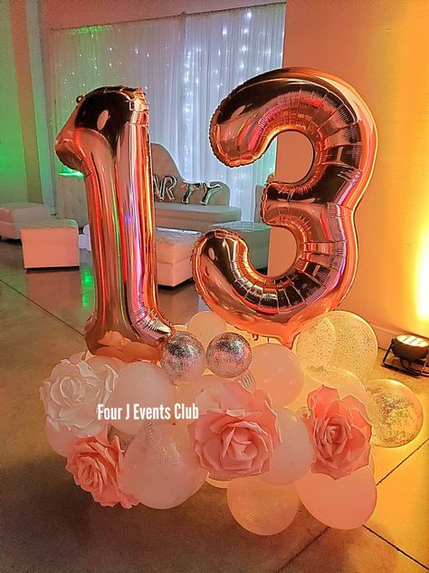 13 Year Birthday Ideas, Birthday 13 Year, 13yrs Old Birthday Ideas, Big 13th Birthday Party Ideas, 13 Yrs Old Girl Birthday Party Ideas, 13 Year Birthday Party Ideas, Birthday 13 Girl, 13th Birthday Balloon Ideas, Happy Birthday 13 Girl