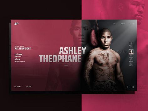 Boxing Promotions Gym Poster, Banner Design Inspiration, Business Website Design, Modern Web Design, Web Ui Design, Website Design Layout, Poster Ads, Promotional Design, Ui Design Inspiration