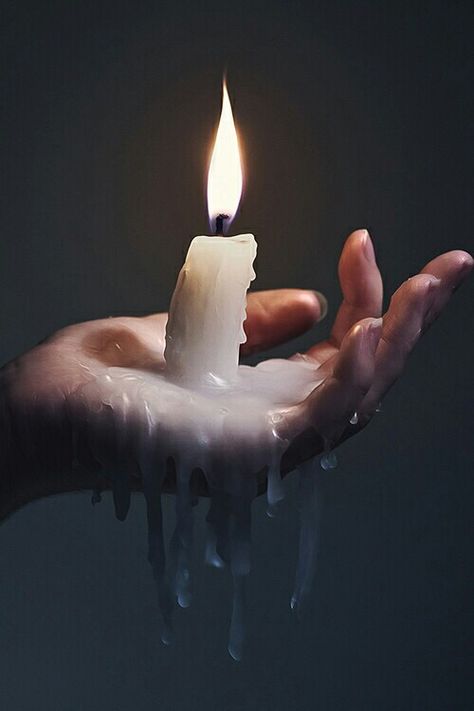 Woman with a Burning candle in her palm & dripping wax Art Photography, Korat, Hand Reference, Kunst Inspiration, 인물 드로잉, Dark Art, Sake, Photography Inspiration, Hold On