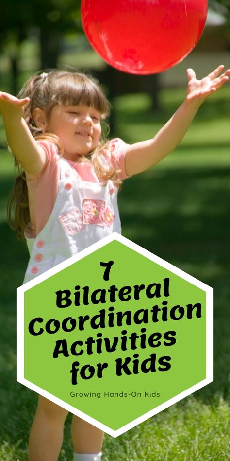 Bilateral Coordination Activities Kids, Bilateral Coordination Activities, Focus Activities, Proprioceptive Activities, Kids Gratitude Journal, Gratitude Journal For Kids, Coordination Activities, Bilateral Coordination, Kids Fitness