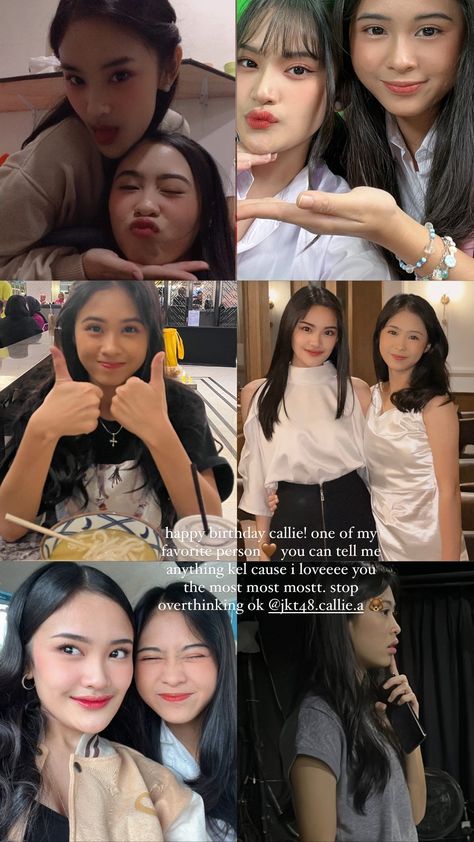 #ashel #callie Ucapan Sweet 17 Birthday, Bestie Birthday Wishes Instagram Story, Bday Caption, Bday Wish For Bestie, Birthday Ig Story, Captain Ideas, Happy Birthday Captions, Happy Birthday Bestie, Cute Text Quotes