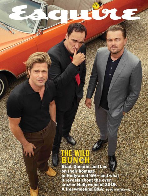 Once Upon A Time… In Esquire | New Beverly Cinema Brad Pitt Leonardo Dicaprio, Quentin Tarantino Movies, The Wild Bunch, Luke Perry, Fritz Lang, Esquire Magazine, Leo Dicaprio, Gq Magazine, Male Fashion Trends