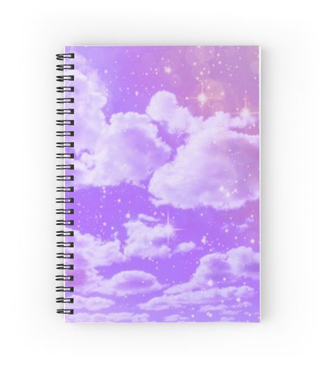 Skies Aesthetic, Blue Starry Sky, Drawing Utensils, Pastel Skies, Aladdin Birthday Party, Cute Spiral Notebooks, Purple Room Decor, Cool Fidget Toys, Kawaii Pink