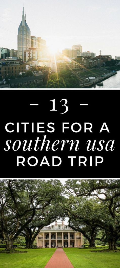 A Southern USA Road Trip: 13 Cities to Visit - There She Goes Again Road Trip Mississippi, Southern Road Trip Route, Southern Usa Road Trip, Deep South Road Trip, South East Road Trip Usa, Road Trip Southern States, Southern States Road Trip, Southern Vacation Spots, Usa Road Trips