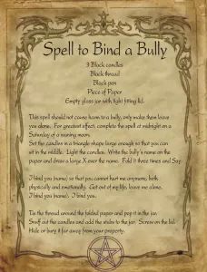 Banishing/Binding Spells – Witches Of The Craft® Anti Bully Spell, Protection Spell From Abuser, How To Bind Someone Witchcraft, Binding Spells For Evil People, Stop A Bully Spell, Binding Spell Protection, Spells For Narcissists, Spell To Stop An Abuser, Spell To Stop A Bully