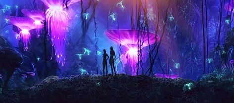 ATLANTEAN GARDENS: Inner earth glows like in the movie Avatar Films Wallpaper, Alien Forest, Avatar Wallpaper, Avatar Film, Avatar James Cameron, Pandora Avatar, Avatar Movie, Avatar World, Fantasy Forest