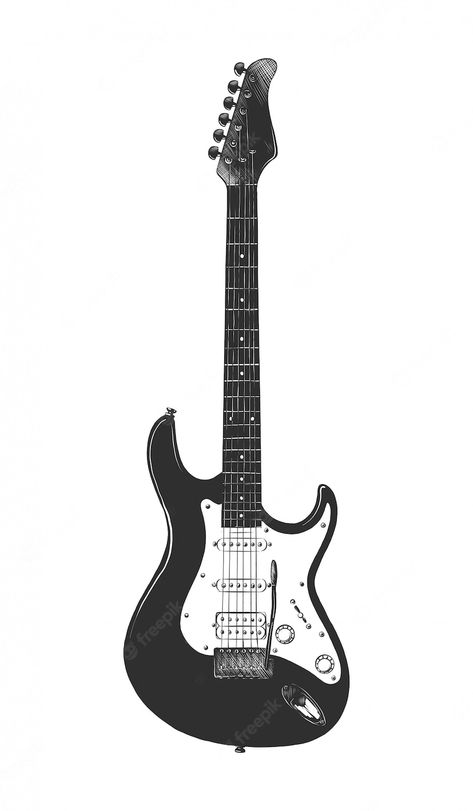 Guitar Vector Art, Bass Guitar Sketch, Rock Guitar Drawing, Electric Guitar Drawing Sketches, Bass Guitar Drawing, Music Sketches, Electric Guitar Drawing, Bass Drawing, Base Guitar