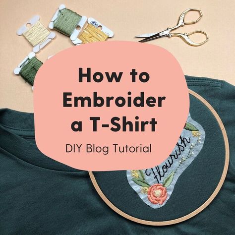 Hand Embroidered Clothes Diy, Diy Embroidered Tshirt, Diy Embroidered Shirt, Shirt Embroidery Ideas, Embroidered Shirt Diy, Diy Embroidery Shirt, T Shirt Embroidery, Diy Hand Embroidery, Embroidery Stitches Beginner