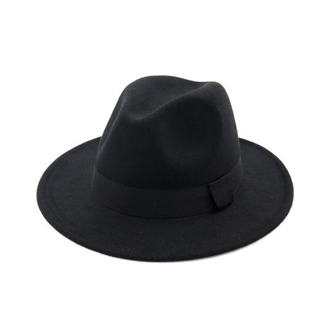 Cheap Women's Fedoras, Buy Directly from China Suppliers:H7554 Women Fedoras Hat Men Flat Eave Wool Felt Jazz Cap Autumn Winter Simple All-match Church Party Outdoor Casual Simple Caps Enjoy ✓Free Shipping Worldwide! ✓Limited Time Sale ✓Easy Return. Fedora Hat Men, Woolen Hat, Black Top Hat, Wool Fedora Hat, Fedora Hat Women, Fedora Hats, Hat Men, Wool Fedora, Felt Fedora