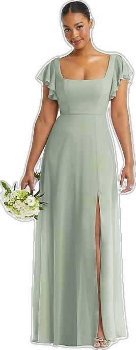 Wedding Bridesmaid Dresses Plus Size, Sage Green Formal Dress Plus Size, Green Flowy Bridesmaid Dresses, Bridesmaid Dresses Large Bust, Olive Green Bridesmaid Dress With Sleeves, Bridesmaids With Sleeves, A Line Bridesmaid Dresses With Sleeves, Bridesmaid Dresses Full Sleeve, Plus Size Summer Bridesmaid Dresses