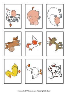 Farm animal snap cards. Use patterns to make B-A-B-Y banner Farm Animals Games, Farm Activities Preschool, Farm Animals Preschool, Farm Lessons, Farm Animals Activities, Farm Animal Crafts, Farm Unit, Farm Animals Theme, Farm Preschool