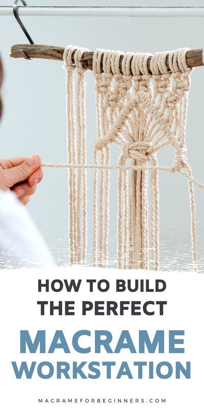 Free Beginner Macrame Patterns, Macrame Starter Project, Macrame Stands, Diy Macrame Work Stand, Macrame Stand Diy, Macrame Work Station Diy, Macrame Station, Macrame Work Station, Macrame Stand