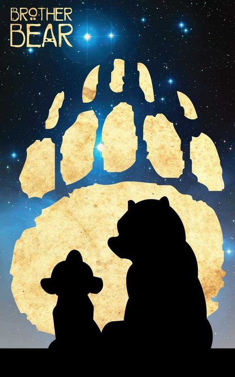 Kenai & Koda - Brother Bear / Disney Inspired - Movie Art Poster Brother Bear Kenai, 9 Movie, Bear Poster, Disney Movie Posters, Color Lights, Favourite Movie, Poster Inspiration, Brother Bear, Poster Movie