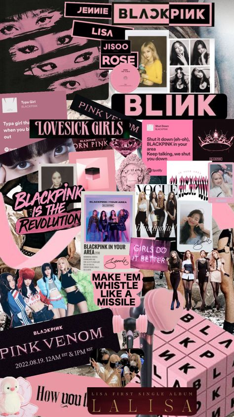 Blackpink Scrapbook Wallpaper, Black Pink Background Wallpapers, Blackpink Collage Wallpaper Aesthetic, Blckpnk Wallpaper, Blackpink 3d Wallpaper, Blackpink Room Ideas, Blackpink Wallpaper Ipad, Blackpink Collage Wallpaper, Blackpink Scrapbook