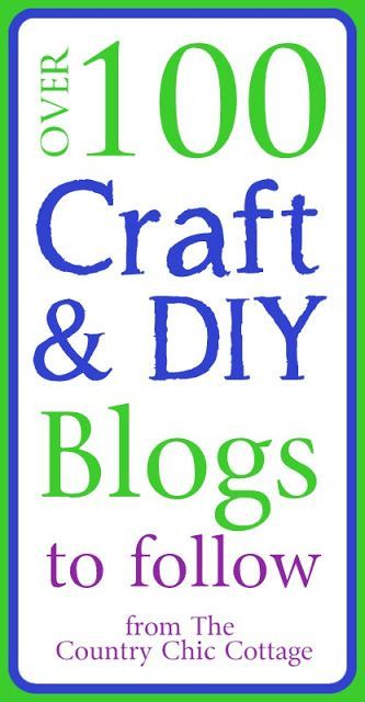 Over 100 Craft and DIY Blogs to Follow General Crafts, Country Craft Ideas, Blogs To Follow, Cottage Diy, Craft Clay, Diy Home Decor Crafts, Country Chic Cottage, Home Decor Crafts, Chic Cottage