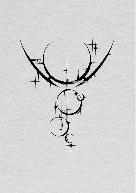 Periphery Tattoo, Moon Sigil Tattoo, Cybersigilism Tattoo Neck, Cyberlism Tattoo, Cybersigilism Aesthetic, Cybersigilism Back Tattoo, Cybersigilism Tattoo Template, Tattoo Cybersigilism, Neotribal Tattoo Design