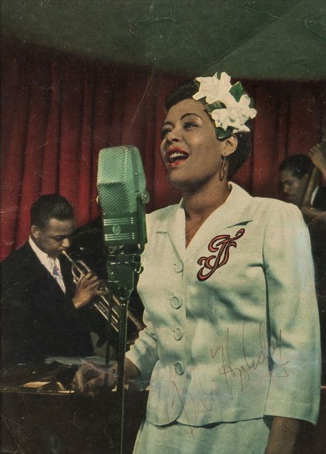Billy Holiday, Arte Jazz, Lady Sings The Blues, Woman Singing, Jazz Poster, Esquire Magazine, Vintage Black Glamour, Holiday Poster, Billie Holiday