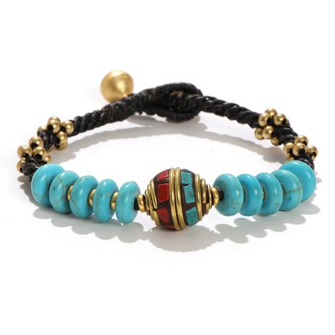 PRICES MAY VARY. Bohemian Ethnic Style：Each bracelet is made of a handmade braided hand rope with quality stone beads, wooden beads, and high-quality alloy ethnic accessories. Adopting a unique method of adjustment, using a bell as a size adjustment mascot to add a touch of fun to your look Goodwill：Rooted in GretWal's brand philosophy, we want to bring goodwill to everyone who wears the bracelet. Each stone bead we have chosen represents a different meaning：Turquoise has the power to protect an Brand Philosophy, Purposeful Life, Bohemian Handmade, Woven Bracelet, Boho Braids, Unique Gifts For Women, Bohemian Bracelets, Deep Connection, Stackable Bracelets