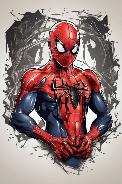Spiderman Comic Art, Spiderman Tattoo, Image Spiderman, Spiderman Art Sketch, Batman Pictures, Amazing Spiderman Movie, Spiderman Movie, Marvel Characters Art, Spiderman Artwork