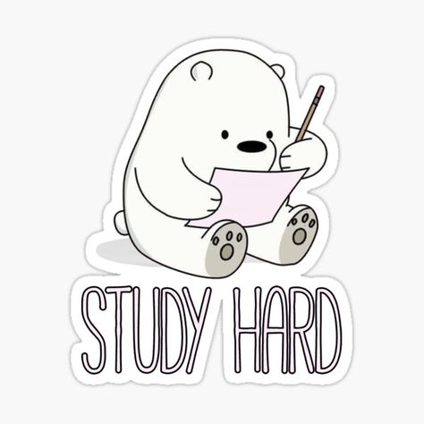 Ice Bear Stickers | Redbubble Funny Laptop Stickers, Medical Stickers, Stickers Cool, Sticker Design Inspiration, Work Stickers, Ice Bear, Cute Laptop Stickers, Ice Bears, Tumblr Stickers