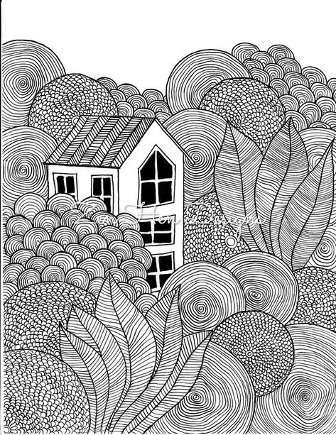 Zentangle Patterns Zendoodle Art Painted Window Art, Zen Doodle Patterns, Interesting Drawings, Easy Mandala Drawing, Ink Doodles, Zen Doodle Art, Zentangle Artwork, Coloring Page Printable, Tangle Doodle